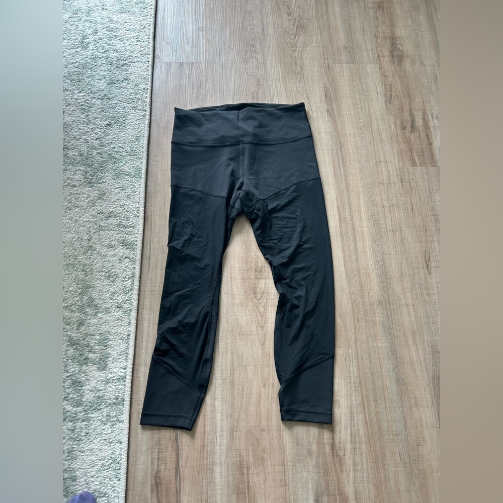 Lululemon High-Waist Mesh Black Active Leggings